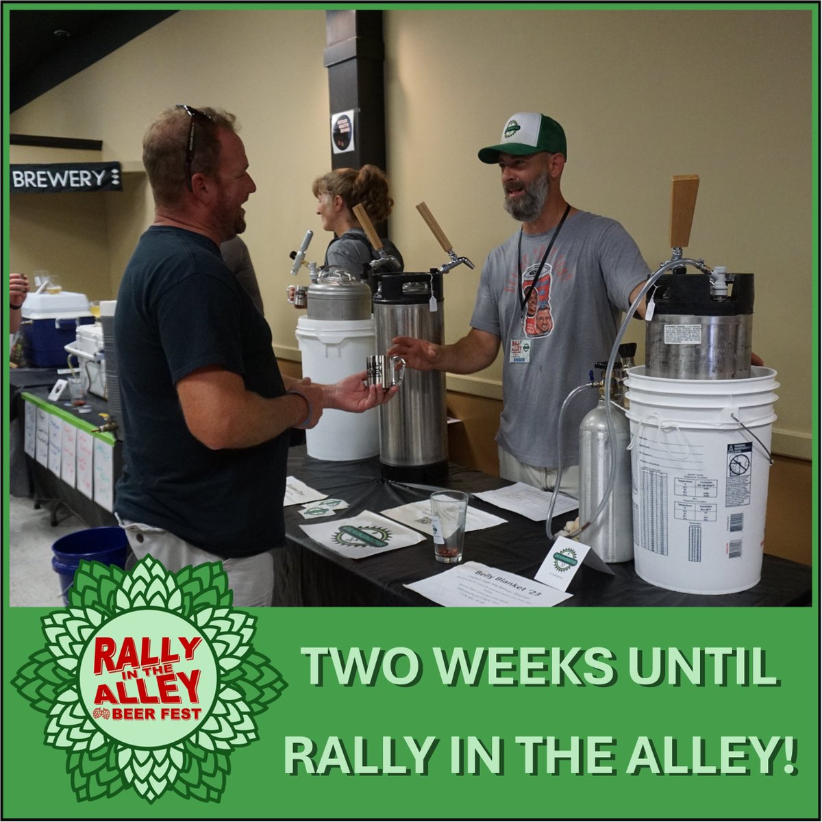 ritabeerfest's tweet photo. We are just TWO WEEKS until Rally in the Alley! Our indoor/outdoor beer fest will be on Saturday, March 23, in Parkville. We have limited space, so limited tickets area available. Get yours at https://t.co/XXzPINEtsK https://t.co/OTubG9XtAQ