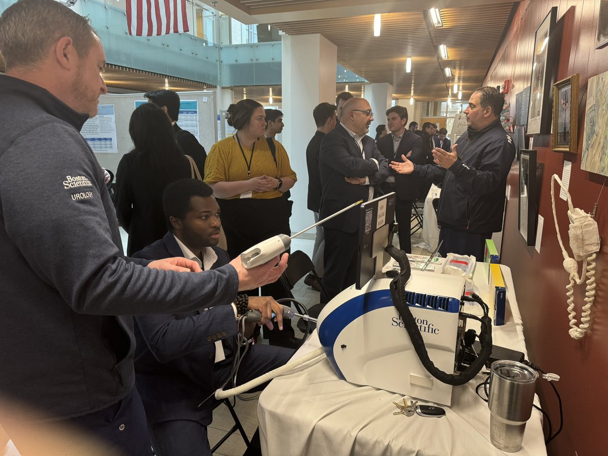 thanks to <a href="/bsc_urology/">Boston Scientific Urology</a> for the education <a href="/nesus_brown/">NESUS</a> to all the medical students! #mentorship