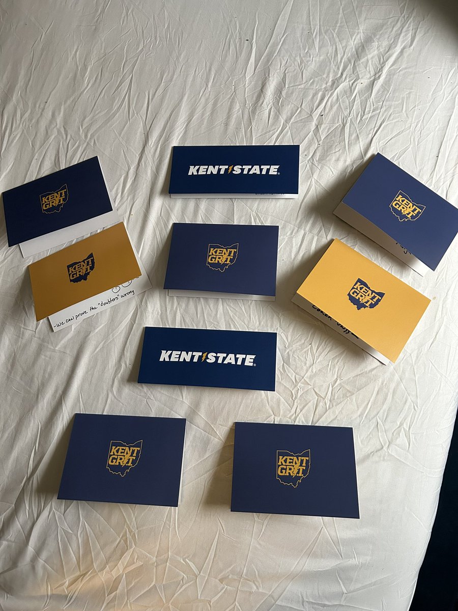 Nothing but love coming from @KentStFootball ‼️ Thank You to ALL the coaches they sent these letters🙏🏾