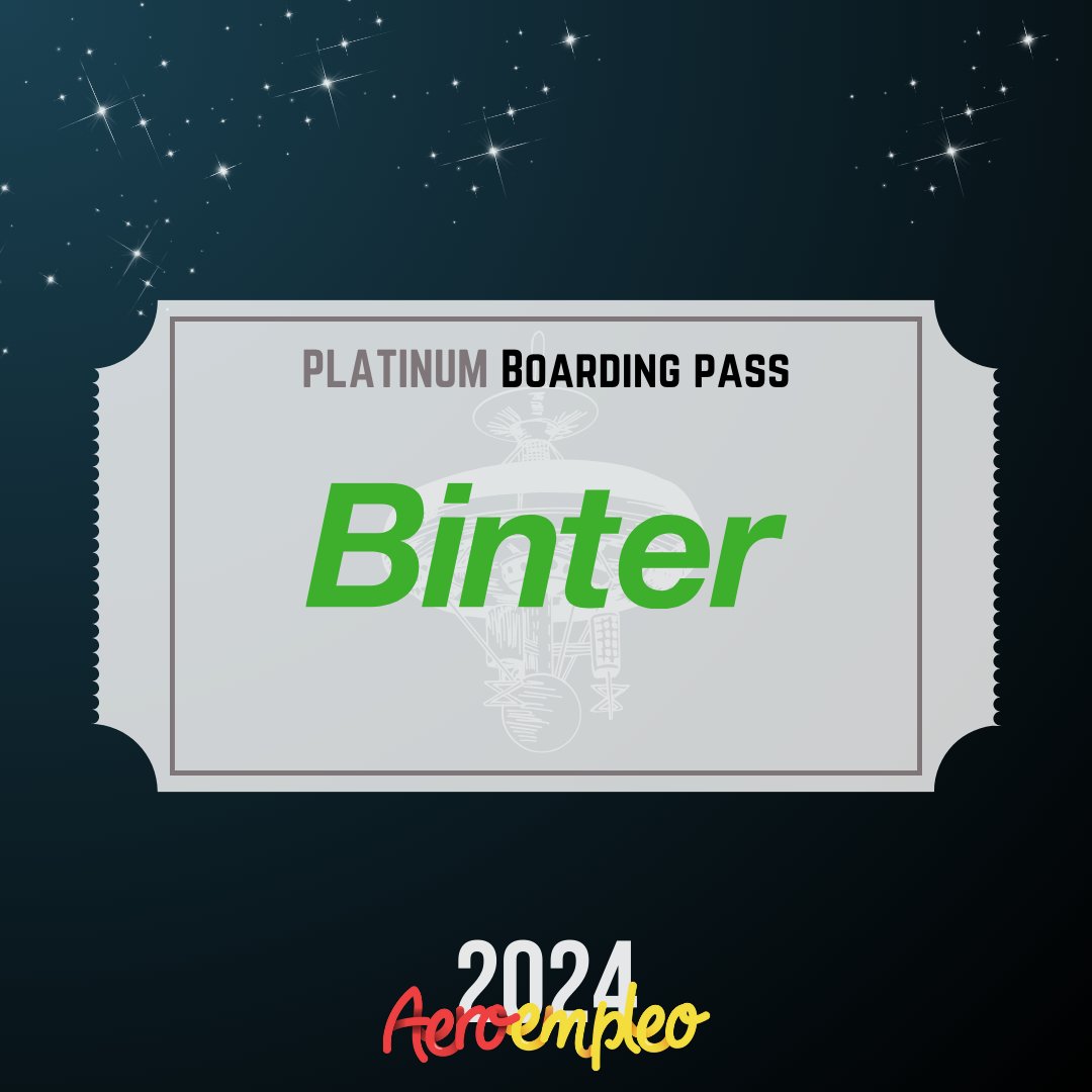 Aero_Empleo's tweet photo. 🇮🇨¡Con su reciente línea directa hasta Madrid, aterriza @BinterCanarias por segundo año consecutivo como empresa platino en #AeroEmpleo2024!✈️

@aeroespacialUPM
#TuCarreraDespega https://t.co/YctuDJYCDa