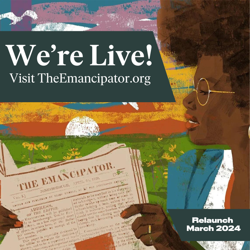 The Emancipator is the reimagining of the first abolitionist newspaper in the United States. Today, we’re excited to finally introduce you to our brand new site, designed for you to interact with our stories and community. 🔗 Visit spr.ly/6019Xf1uF