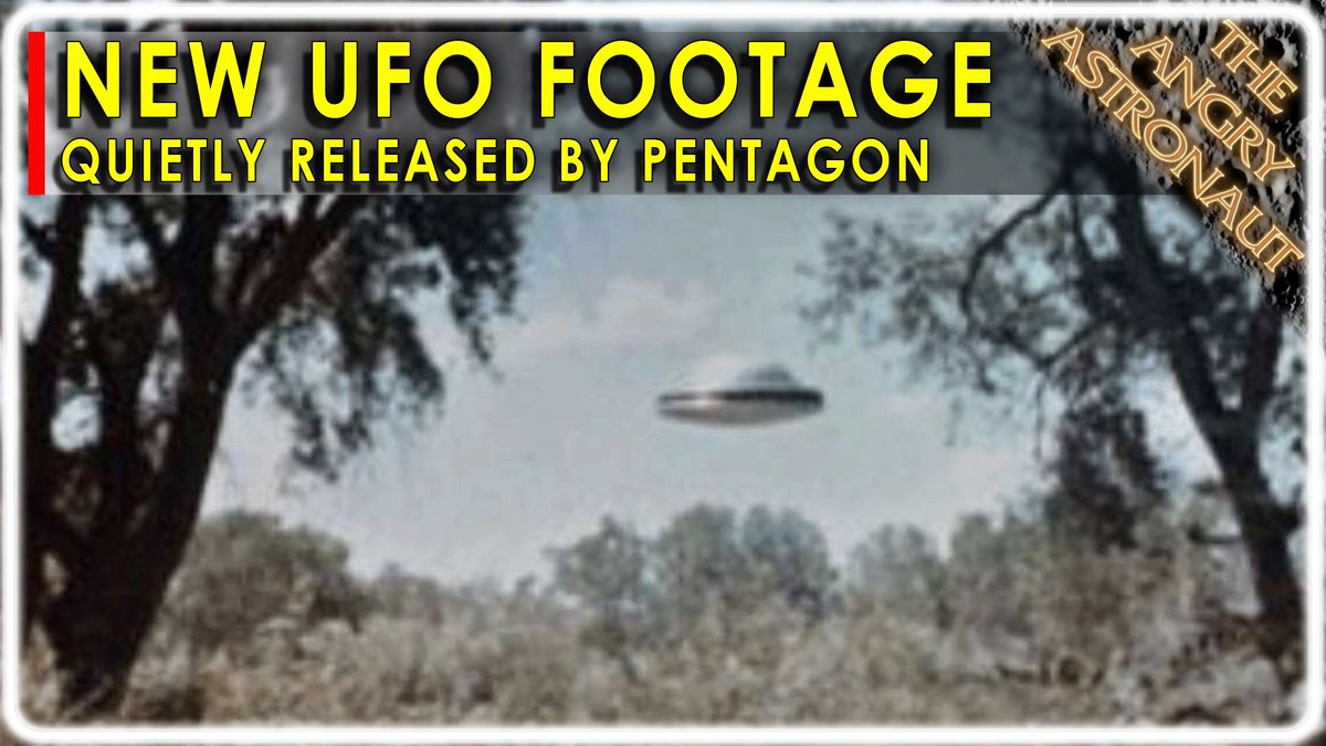 Astro_Angry's tweet photo. Attention, viewers! For some reason, the Pentagon just released more UFO footage and photos immediately after saying that there was nothing to be concerned about!
What message are they trying to send?
https://t.co/FdCLCS8UKJ https://t.co/rS9Fe3uX9V