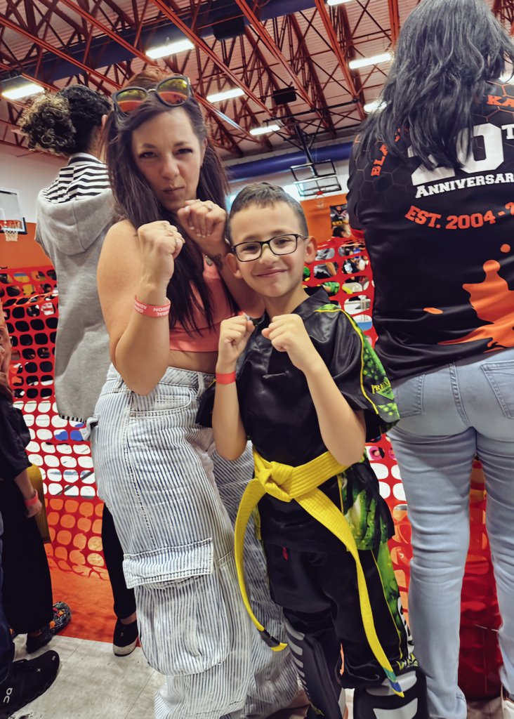 HerecumsTrubl's tweet photo. My little Ninja is about to compete in his very first tournament!!!! I'm so excited and so nervous but I'm confident he will walk away with a trophy #BAMsquad https://t.co/GdgrzBvsF1