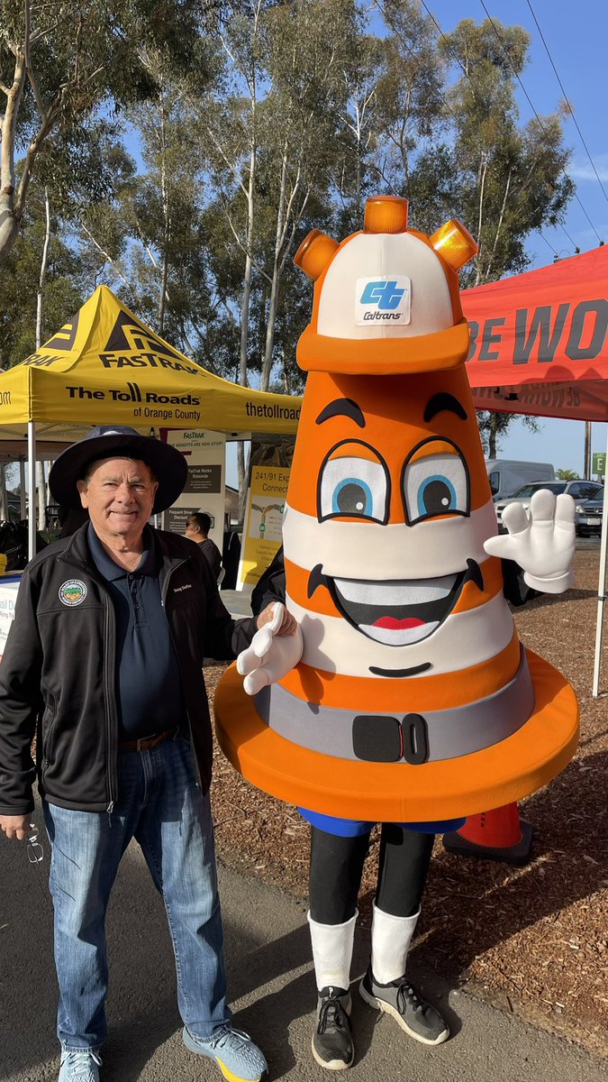 CaltransOC's tweet photo. Thank you, Orange County Supervisor Doug Chaffee for hosting the 5th Annual Fishing Derby. Everybody loves #SafetySam. https://t.co/NZwM5ZlMP7