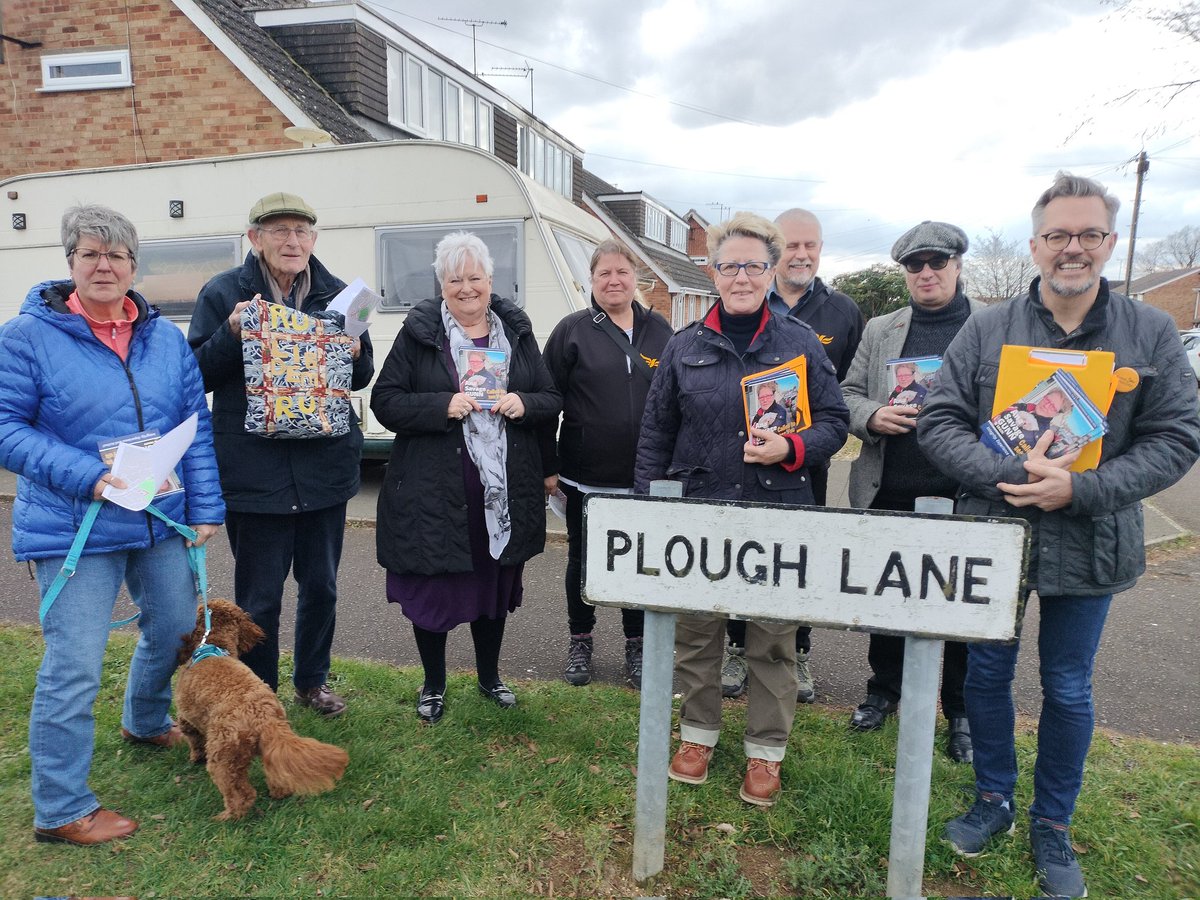 Corbychris's tweet image. Great #libdemdoorstep today in #Northampton in support of the brilliant @SavageGunn the @NNorthantsLDems and @WNLibDems candidate for #PFCC on May 2nd.