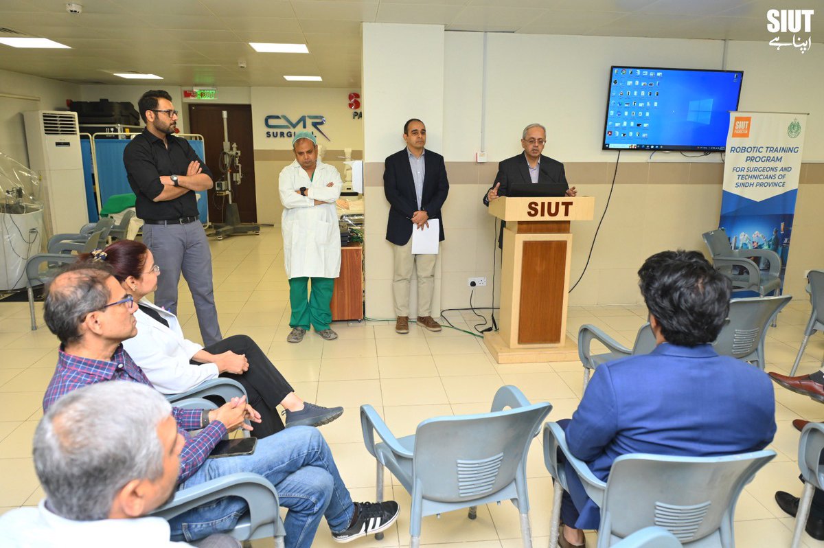 Robotic Surgery Workshop - trained Robotic surgeons of JPMC #Robotics #roboticsurgery #pakistan @SIUTOrg @AsadShahzadHas1