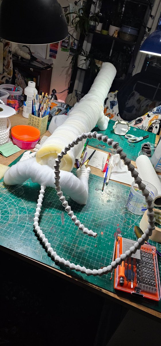 #WIP NEW DRAGON TYPE!! NOODLE IS COMING TO LIFE!! This is one big long ass boi!! .... trust the process >__>