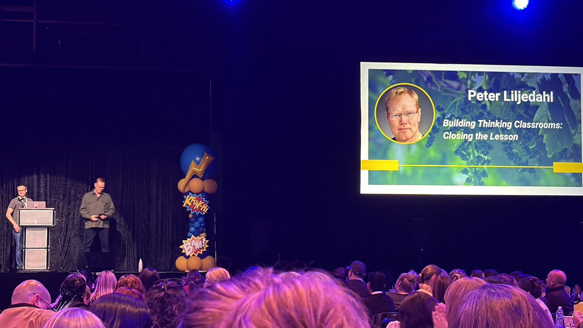 “Do you want kids to be accountable to you or responsible to themselves? Because you can’t have both” @pgliljedahl @CAMathCouncil #cmccentral