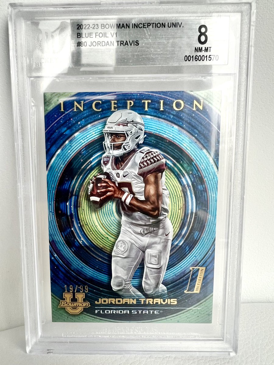 melinasphotos's tweet photo. Want to WIN this beautiful Jordan Travis FSU Inception rookie /99 for your collection? ✨✨✨

RT &amp; like this post to enter &amp; I'll pick a winner this coming week. Go Noles! https://t.co/5nK5hGMtqT