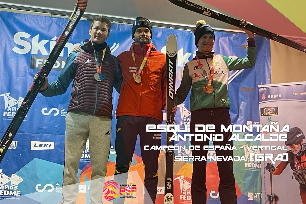 fedme_es's tweet photo. #SierraNevada24 → Malen Osa y Antonio Alcalde campeona y campeón de España Vertical 2024. 

📰 mas info 👀 → https://t.co/wmQAFoJvCA

@deportegob @COE_es @depespana
#Skimo #esquidemontaña #CtoEspaña #SomosMontaña #montañaESP https://t.co/bxl3T5v1ha