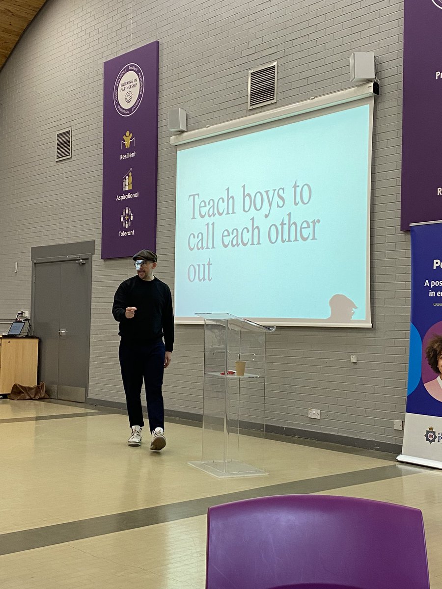 Thought provoking session today from <a href="/Positivteacha/">Mr Pink</a> will definitely be looking into more effective policy and procedures to support and re educate our young people