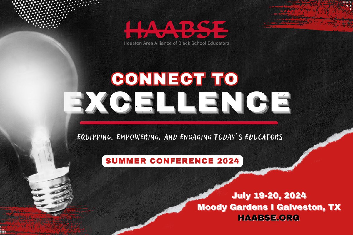 📣IMPORTANT ANNOUNCEMENT📣 To avoid conflicts with school district leadership trainings that have already been scheduled and to ensure optimal attendance at the summer conference, the date has been changed. HAABSE Connect to Excellence Summer Conference will be held July 19-20th.