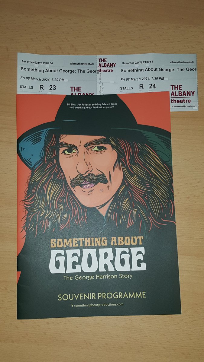 Saw a top show down at The Albany Theatre last night, Something About George. Great nights entertainment, brilliant band.