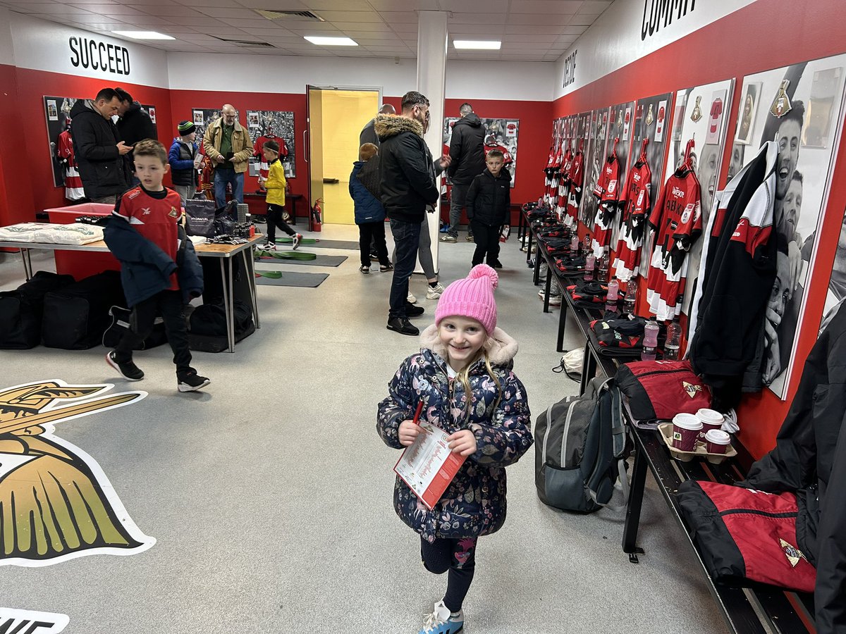 alriggall's tweet photo. Charlottes first game, thanks for having us @drfc_official https://t.co/8rVuCLFZeF