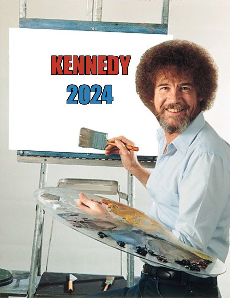 Let me paint you a beautiful picture #Kennedy2024 #RFKJr2024 #beautifulpicture #bobross #Election2024 #PresidentElection