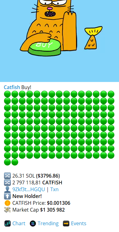 catfishonsol's tweet photo. #CatFishOnSol 🚨Whale Alert🚨😼😼 https://t.co/dNDHgDAOPd