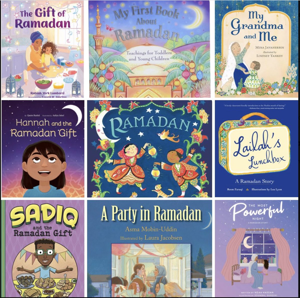 Ramadan begins March 11th at sundown. Here are some
#Ramadanbooks #books4kids