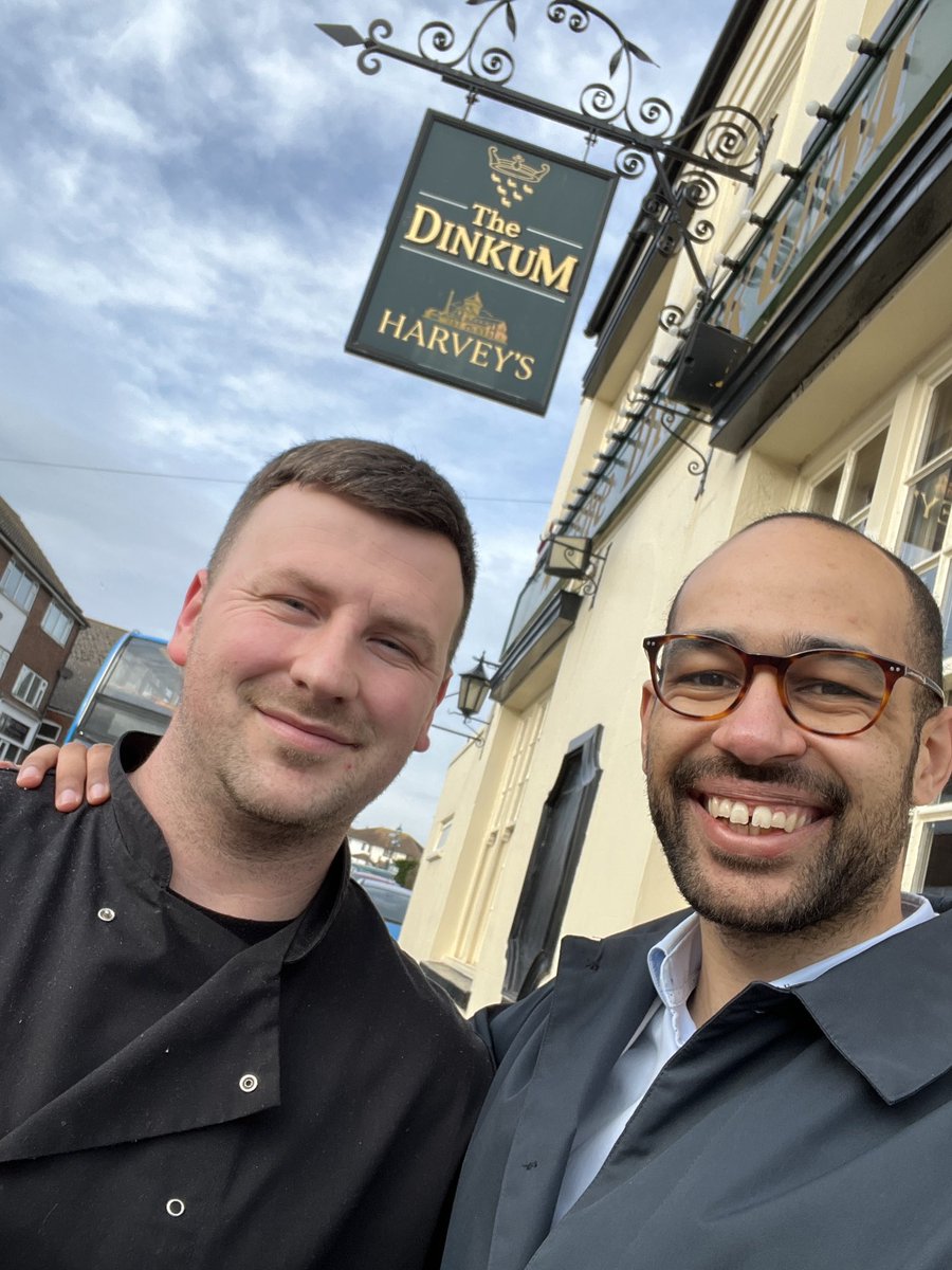 🔶Loved venturing to Polegate to support nurse and awesome candidate Dionne for Polegate Town Council! 🗳️Lots of support for @JamesMacCleary, too! 🍔Also bumped into old school mate, Jack, in the pub after, who runs the delicious catering there as of today - congrats, man! 🎉
