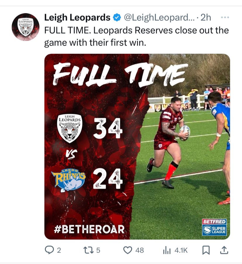 Kieron Purtill (@kbones_p) on Twitter photo Good start for the reserves a lot of hardwork behind the scenes gone into getting this team up and running big thank you to <a href="/Lmrjuniors/">Leigh Miners Rangers RL Academy</a> for use of the fantastic facilities ๐ Good start for the reserves a lot of hardwork behind the scenes gone into getting this team up and running big thank you to <a href="/Lmrjuniors/">Leigh Miners Rangers RL Academy</a> for use of the fantastic facilities ๐