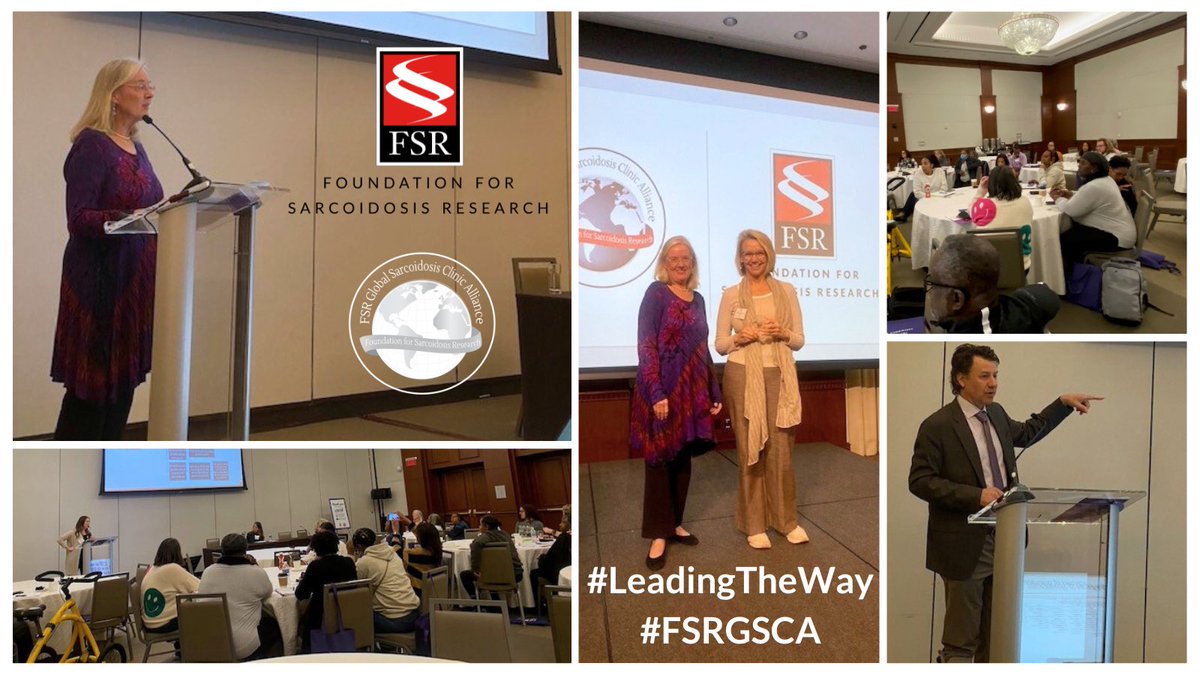 What an incredible weekend. Started our morning hearing Dr. Dan Culver from the Cleveland Clinic, Founding Member of the FSR Global Sarcoidosis Clinic Alliance, an extraordinary opportunity and experience to hear from him on sarcoidosis manifestations. #LeadingtheWay #FSRGSCA