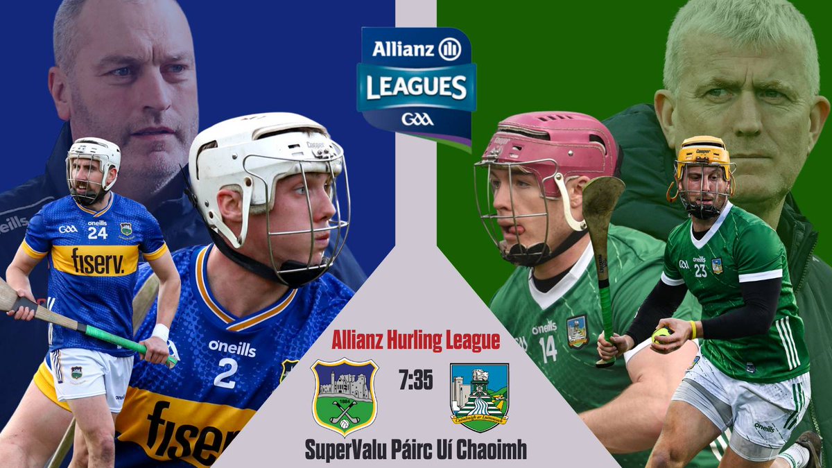 SuperValu Páirc Uí Chaoimh to host the Allianz Hurling League game between @LimerickCLG and @TipperaryGAA . Please see key match day information here gaacork.ie/2024/03/09/sup…