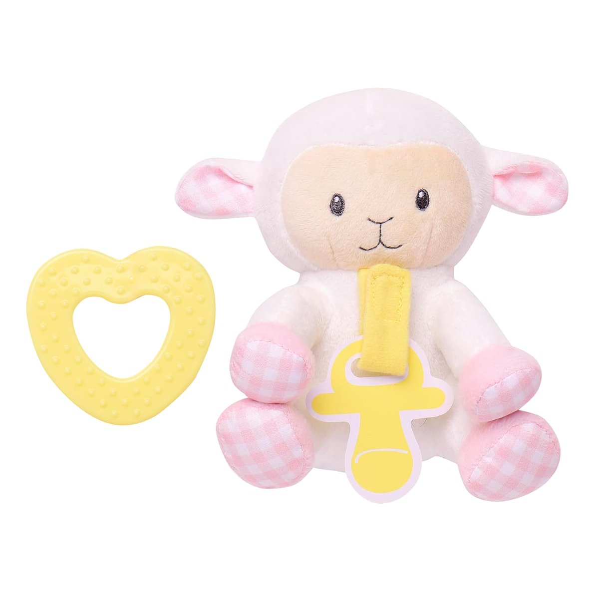 BabyStarters's tweet image. Got a new #baby in the family? This little lamb paci-pal with rattle not only keeps baby&apos;s pacifier secure it also comes with a detachable #teether. Perfect to keep baby busy and soothed. It also makes the perfect for #EasterBasket! amzn.to/3uS1MMl