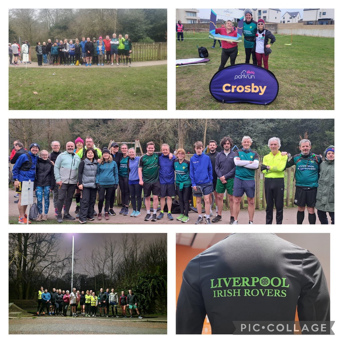 A great morning @parkrunIE @parkrunUK @crosbyparkrun1 @croxhallparkrun backing the green @aroundliv @liv_irish_choir @EllieByrnecllr @IrishInstitute Great social run from @LiverpoolIC on Thursday too @Lpoolwolfetones @JohnMitchelsGAA #imbackingthegreen 🇮🇪🇮🇪