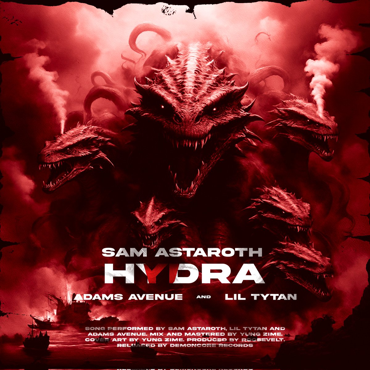 Phonk Metal banger HYDRA Out Now 👹 hypeddit.com/astaroth/hydra Collab with @liltytan & @adamsavenue777 🫱🏻‍🫲🏽 Prod: @rooseveltbeat_ Mix&Art: @yungzime Distribution: @symphonicdistro Go run this up and share the song spawns 🔥 #phonk #metal #aggressivephonk #independent