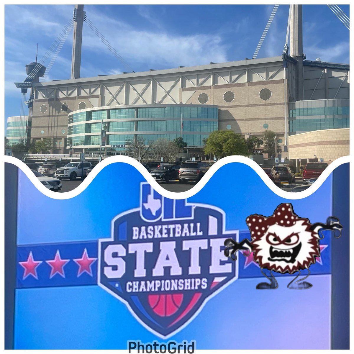 AustinHSGBB's tweet image. Basketball season isn’t over for Mrs Maroo.  Catching some action at the UIL boys state tournament.  
#springbreaktour 
#LoyalForever
@uiltexas