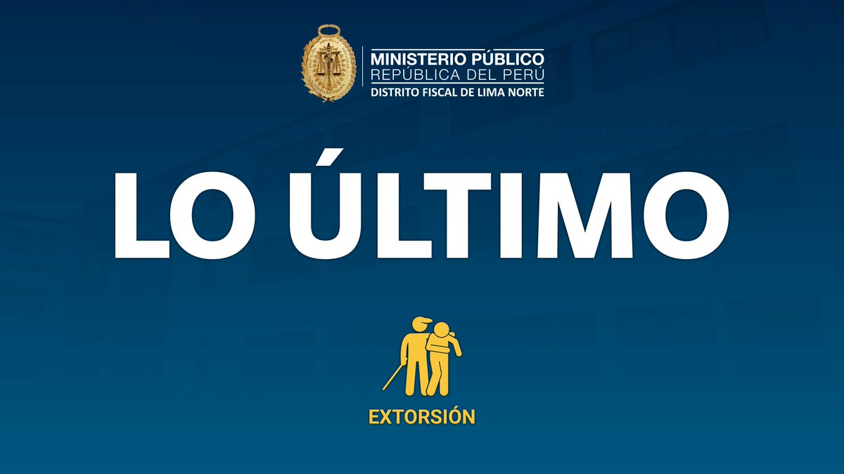 #LoÚltimo 🚨 | El 1.º Despacho de la 6.º #Fiscalía Penal de #LimaNorte abrió investigación preliminar de oficio contra los que resulten responsables de la comisión del delito de #Extorsión, en agravio de los mototaxistas de los paraderos Metropolitana y Túpac, en #Comas (1/3).