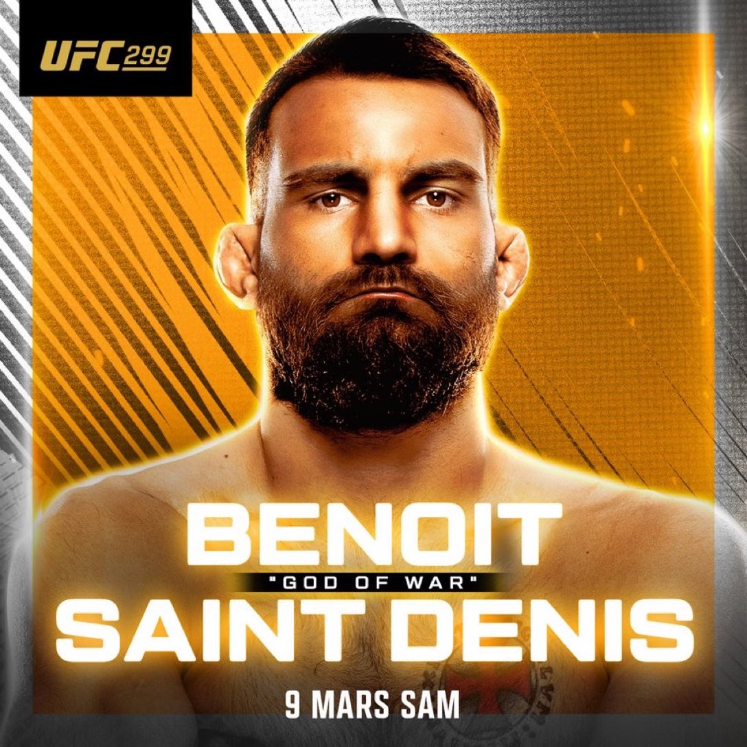 FranckGalbert's tweet photo. La nuit vas être longue…
#TeamBSD 
Cette nuit, tous derrière #BenoitSaintDenis 🇫🇷💪🏻🤞#UFC299 https://t.co/fmMq3pUk0i