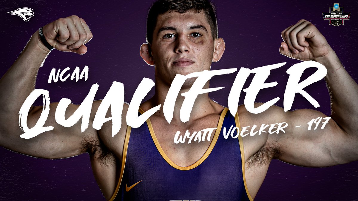 𝐖𝐘𝐀𝐓𝐓 𝐕𝐎𝐄𝐋𝐊𝐄𝐑!! 
Give it up for the NCAA Championship Qualifier at 197 pounds! 

#PantherTrain | #EverLoyal