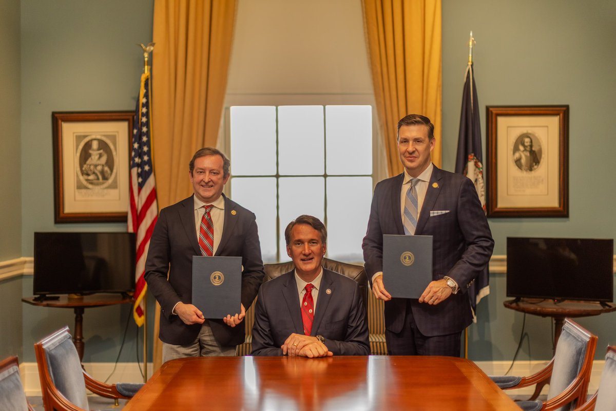 Today was the final day of the 2024 General Assembly session and we ended on a high note with three of my bills being signed into law by @GovernorVA before heading back to SWVA!