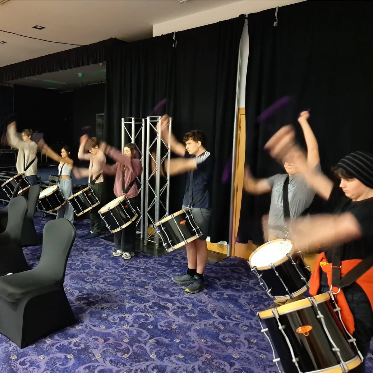 Final rehearsals complete as @gordonstoun Pipe Band prepares for the Scottish Schools Pipe Band Championships. Good luck! @Piping4Pupils #boardingschool #broaderexperiences #thereismoreinyou #pipeband #music #schoolmusic #bagpipes #drums