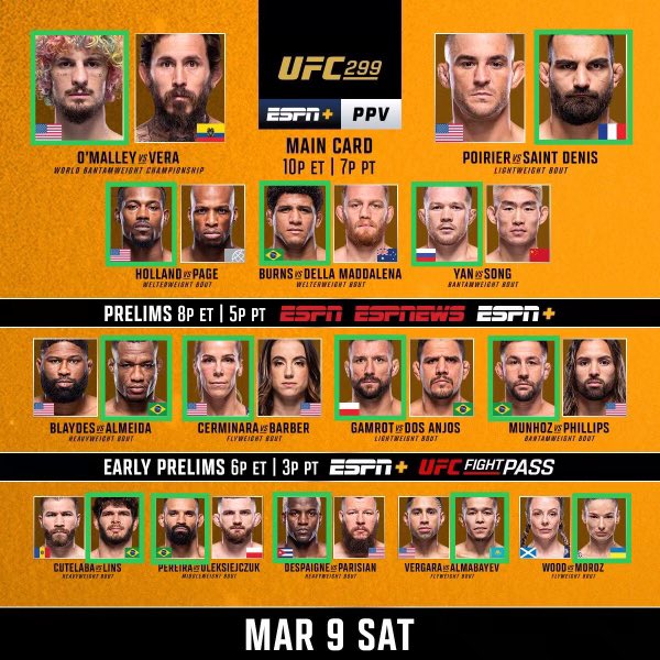 goodguyeddyd's tweet photo. Picks!  #UFC299 https://t.co/y4HjN3skFM