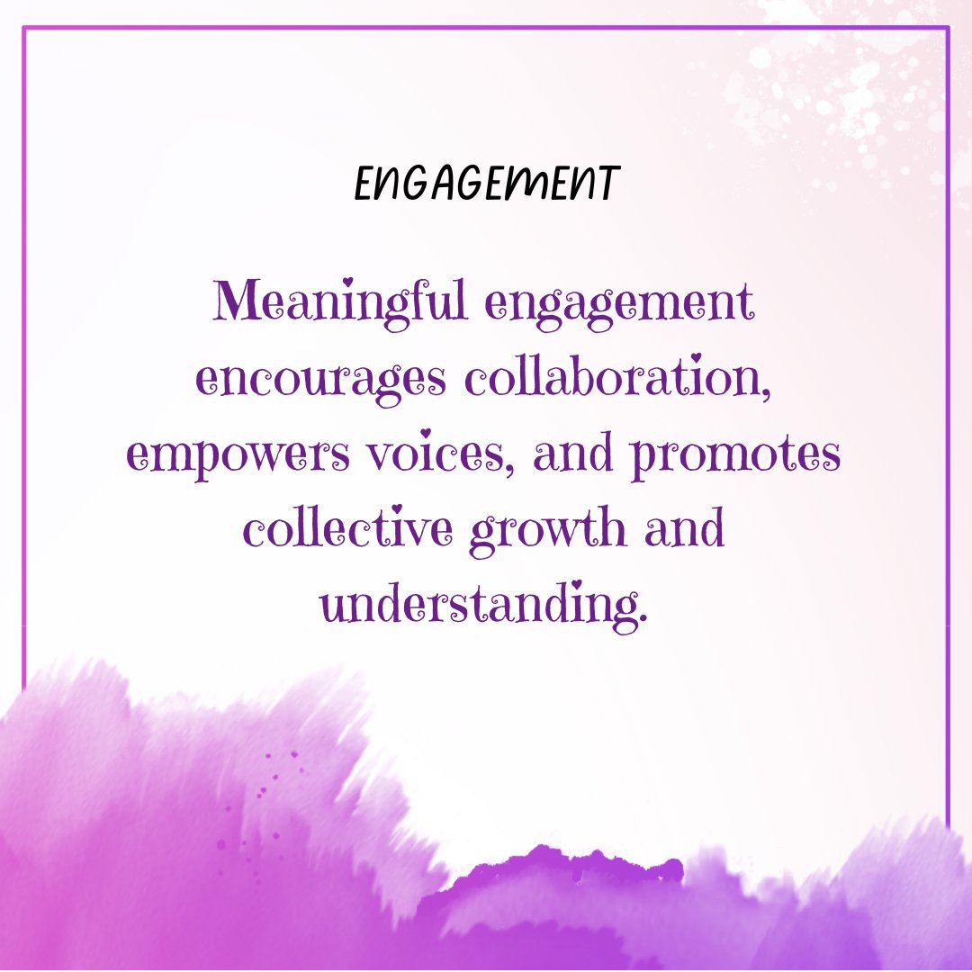 Fostering meaningful engagement leads to collaboration, empowers voices, and drives collective growth and understanding. Together we can achieve more! #EngagementMatters #CollaborationIsKey #EmpowerVoices #CollectiveGrowth #UnderstandingCommunity
