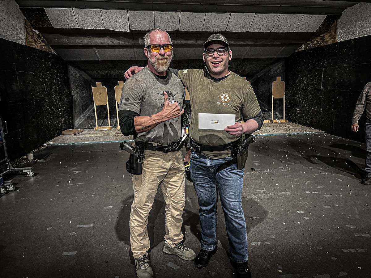GrayBeardActual's tweet image. Pays to be a winner. Thanks to @huntershdgold for the certificates. $200 off of the worlds best eye pro for rocking a bill drill in class today. #thewayisintraining #greybeardactual #practicalshooting