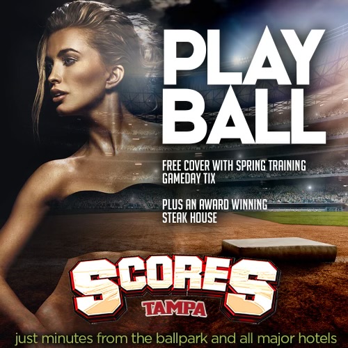 ScoresTampabay's tweet image. Welcome Spring Training Fans!
FREE COVER w/ GAME-DAY TIX
- Tampa's hottest entertainers are just 2 blks south of Steinbrenner
Field
For VIP &amp;amp; Dinner Reservations call: 
Scores Tampa
813-875-7912
#scorestampa #VIPlife #tampastripclub #tampa #tampabay #springtraining #tampaeats