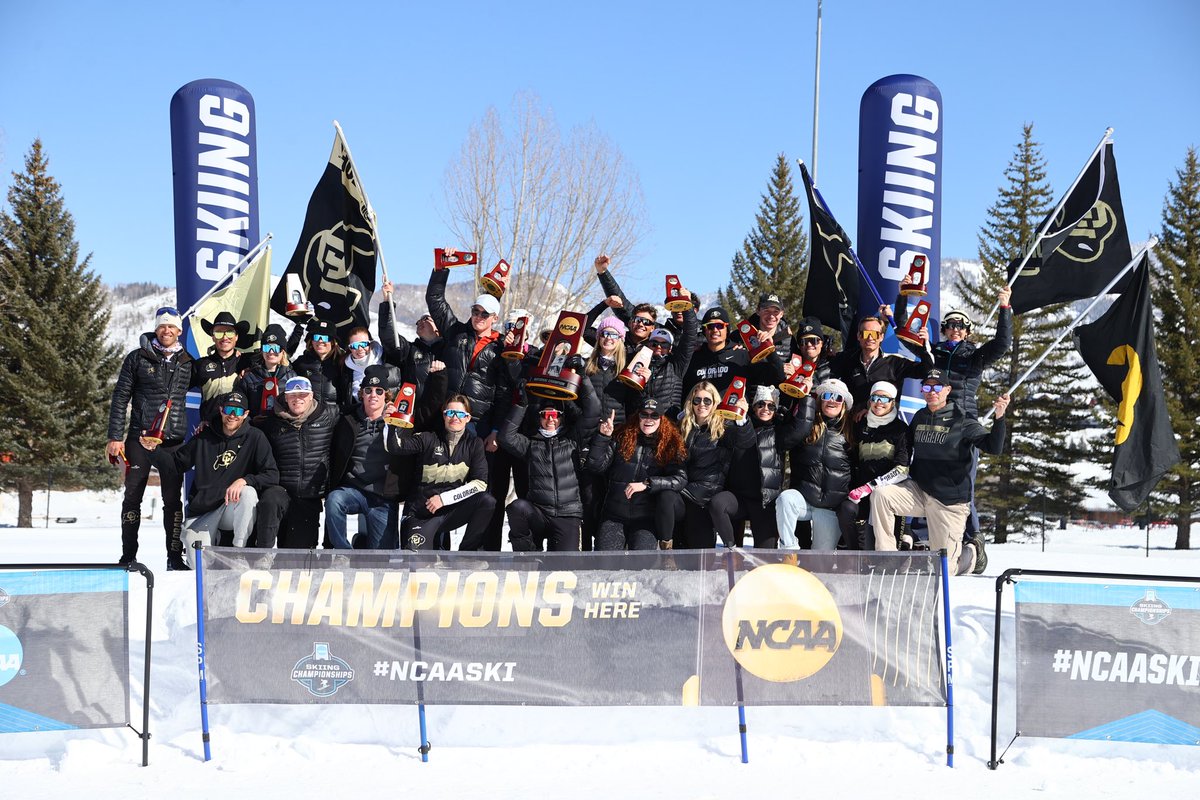 2️⃣1️⃣ NATIONAL CHAMPIONSHIPS 🏆 ⛷️ @cubuffsskiing are the 2024 NCAA Skiing National Champions! 🦬 #ncaaSki