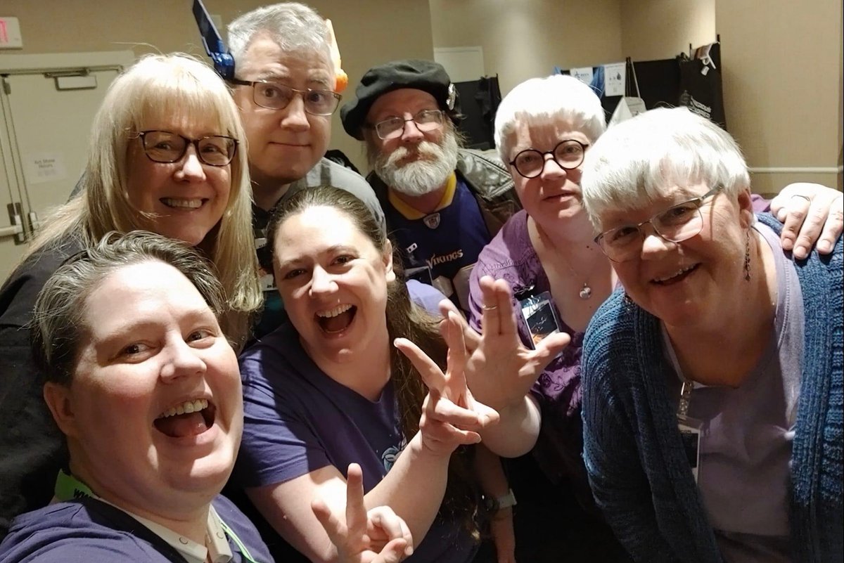 Visit the Art Show in Riverside on first floor. Bids and quick sales available!

We like to have fun here