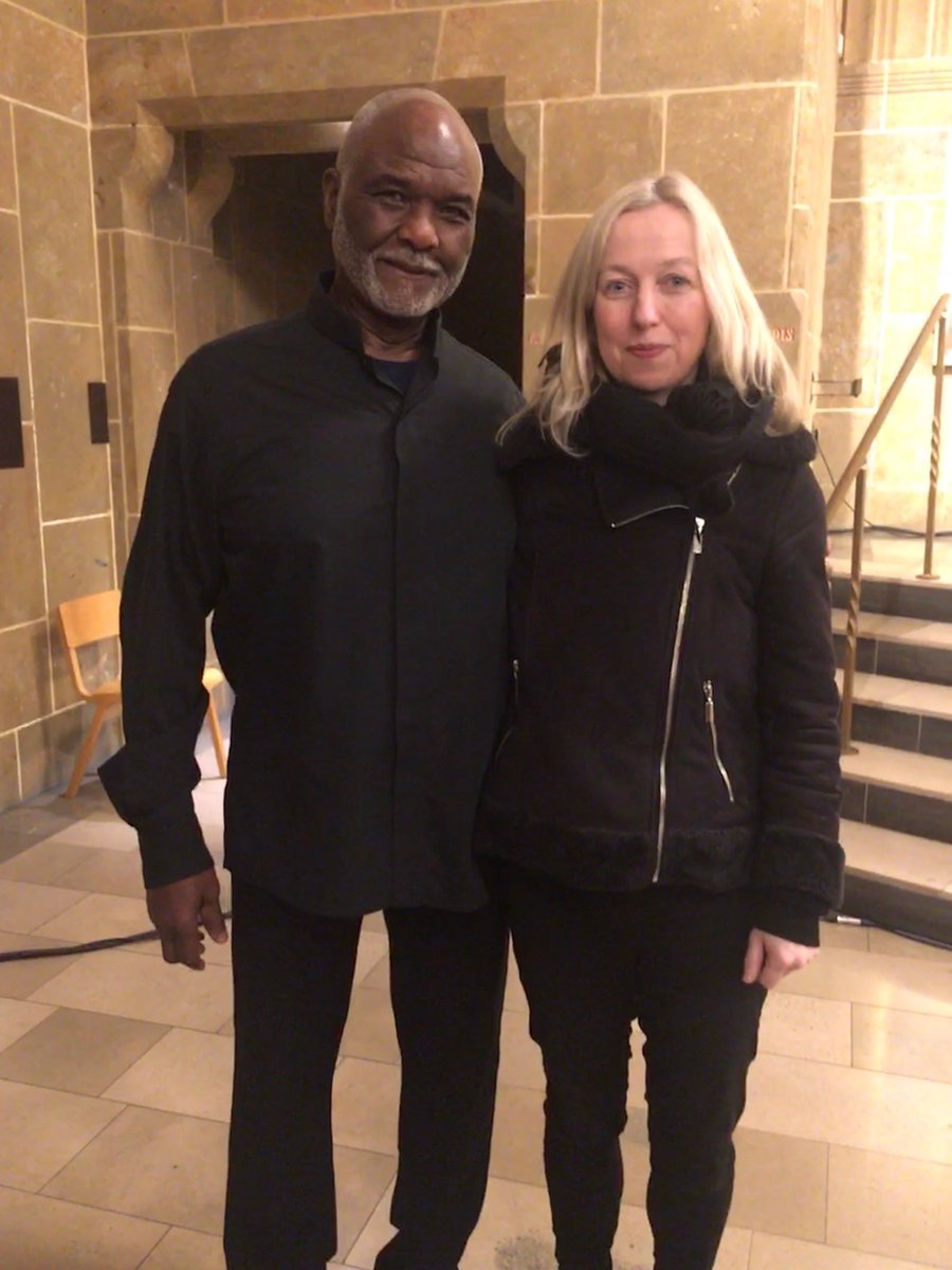 Synapse-tingling performance of a new arrangement of Walton’s Belshazzar’s Feast for choir and organ tonight. Went to support a friend. Also to hear Willard White’s thrillingly elemental voice. V pleasant added bonus to meet him afterwards. And no, I didn’t suggest a duet.
