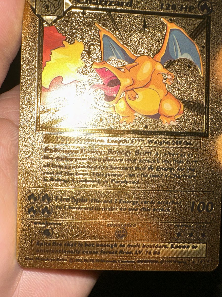 josephcup18's tweet photo. This one personally is my favorite #GoldPack #Pokémon #Charizard https://t.co/iMWWiYBuvb