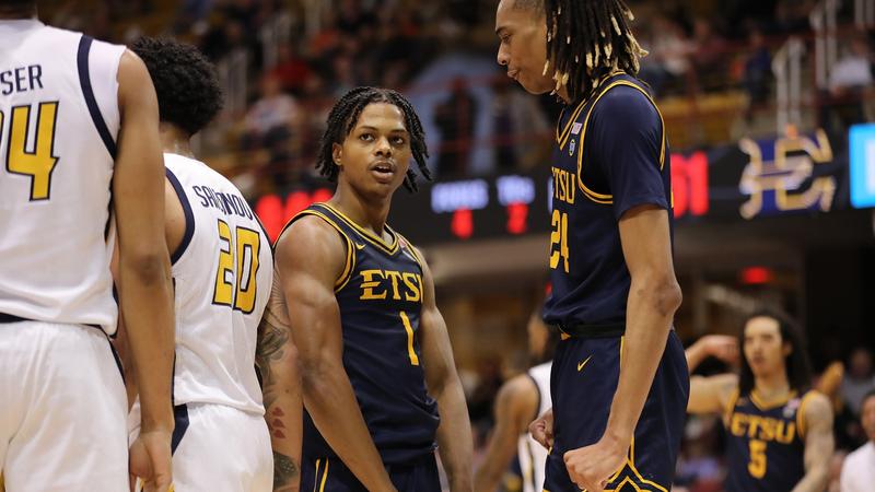 ETSUAthletics's tweet photo. ETSU continues to flex its muscle in Asheville; Bucs bounce UNCG, 73-62 https://t.co/0S8FlPMWQS https://t.co/t3kl5ba6aL
