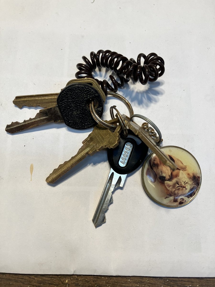 Found keys.   As we continue to clean up the trails, things start to reveal themselves.