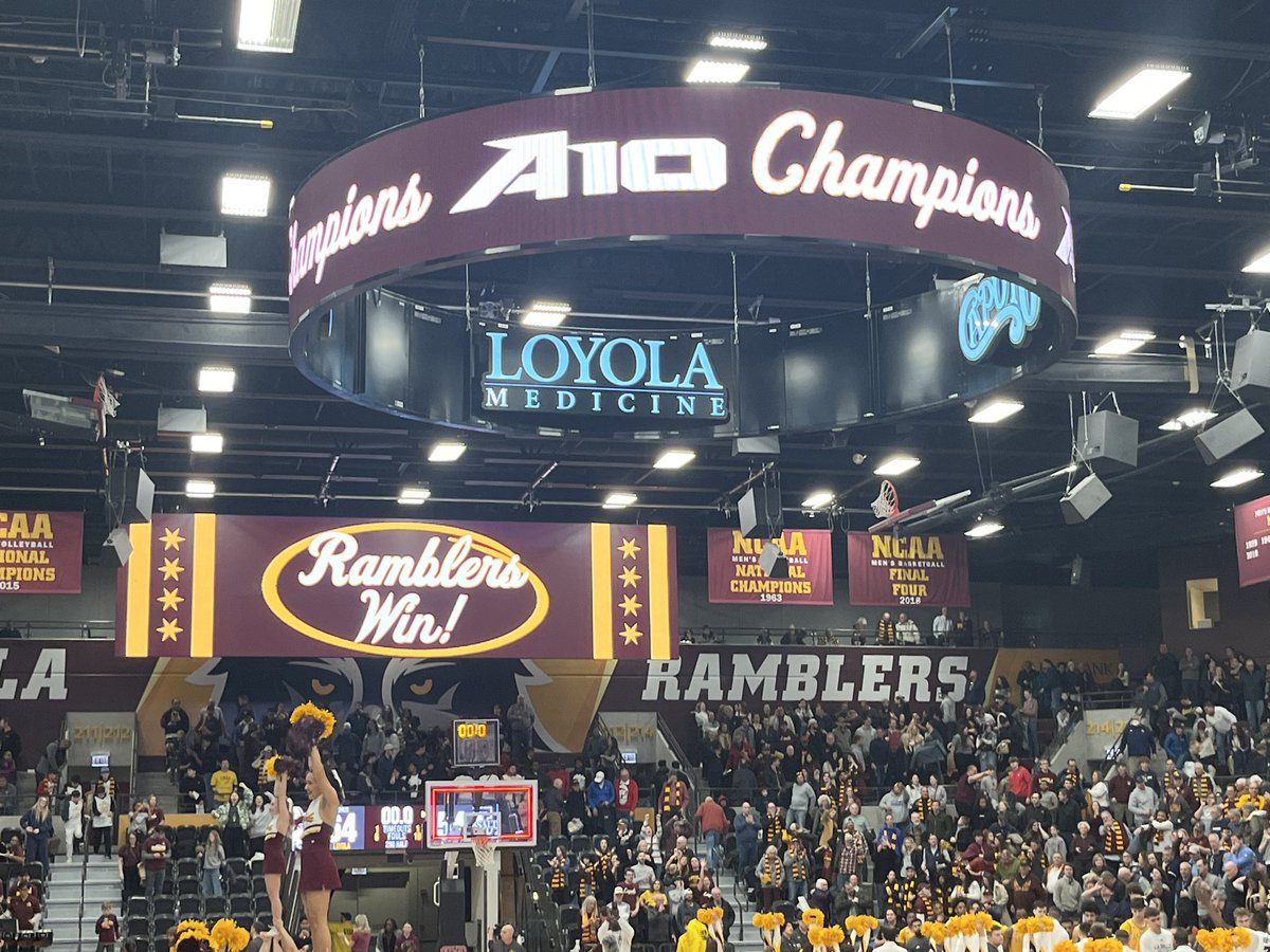 15-3.  Worst to First.  LFG!  See you in Brooklyn! #onwardLU #GoRamblers