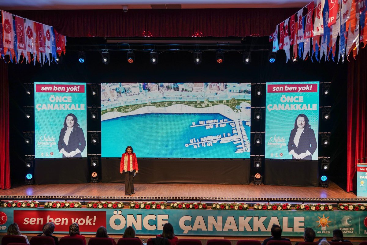 jiskenderoglu's tweet photo. Cumhuriyetimizin kurucusu Gazi Mustafa Kemal ATATÜRK'ün Anafartalar Kahramanı olarak tarih sahnesine çıktığı, nice kahramanların Türkiye Cumhuriyeti'nin önsüzünü yazdığı; rüzgârıyla suyuyla yeşiliyle mavisiyle hepimizin gönlünün başkenti güzel Çanakkale'miz için değişimin ayak seslerini siz de işitiyor musunuz?  Şehrimizi hak ettiği yere taşıyacak vizyonumuzu ve projelerimizi paylaştık. Bu büyük heyecana ortak olan Cumhur İttifakı'nın kıymetli temsilcilerine, kıymetli Çanakkale'li hemşehrilerime ve Ulaştırma ve Altyapı Bakanımız Sayın Abdulkadir URALAOĞLU'na teşekkürlerime sunuyorum. Kazanan Çanakkale olacak.