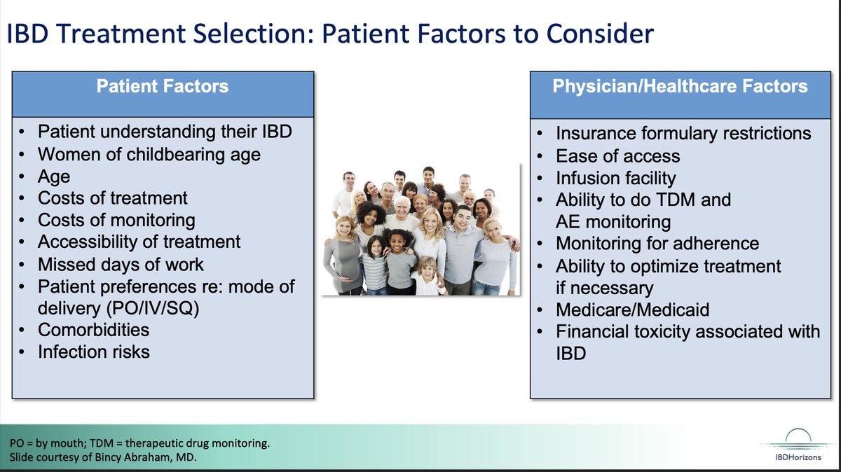 IBDHorizons's tweet image. #IBDHorizons24 @tinahamd 

FINANCIAL TOXICITY 💸

🚨Being unable to access treatment is being unable to treat the disease, this includes financial🚨

ALWAYS keep this in mind &amp;amp; communicate it to your pts.

Keep abreast to pt assist prog (PAP) &amp;amp; other discount programs.