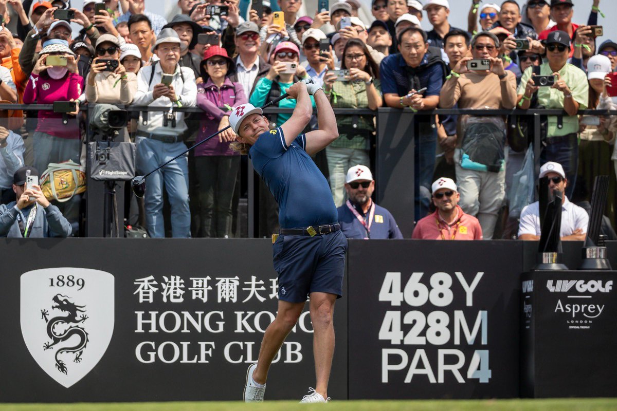LIVGolfNation's tweet image. MASSIVE crowds at LIV Hong Kong this week!

This is what growing the game worldwide looks like.