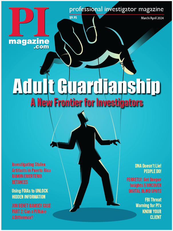 Private Investigators #PIs can help victims of #AbusiveGuardianship - IF they learn how the complex system works. I write about it in the latest #PIMagazine