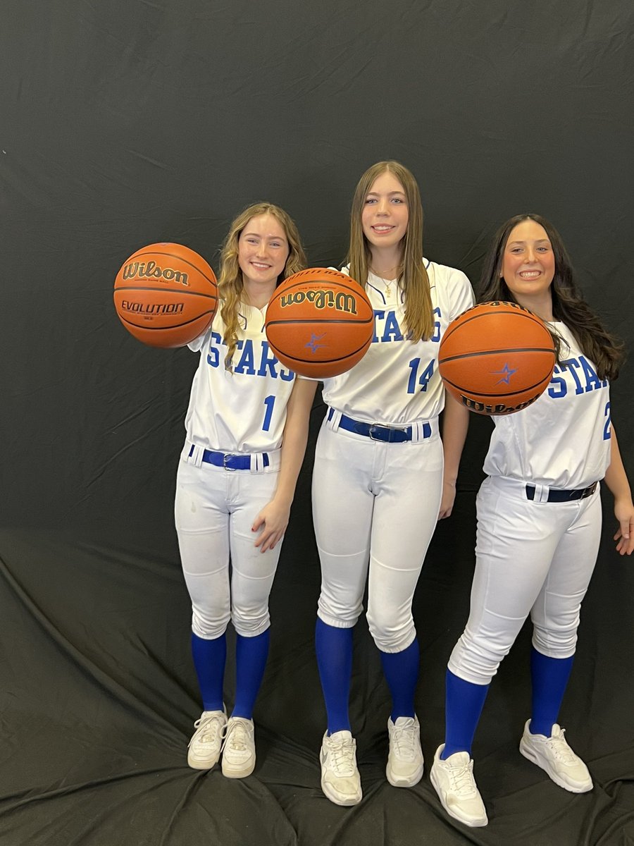 Girls softball media day had a bit of a basketball flavor to it today #multisport #ATHLETES